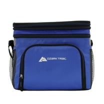 Ozark Trail Soft-Sided 12-Can Cooler, Blue