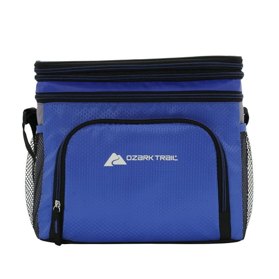Ozark Trail Soft-Sided 12-Can Cooler, Blue