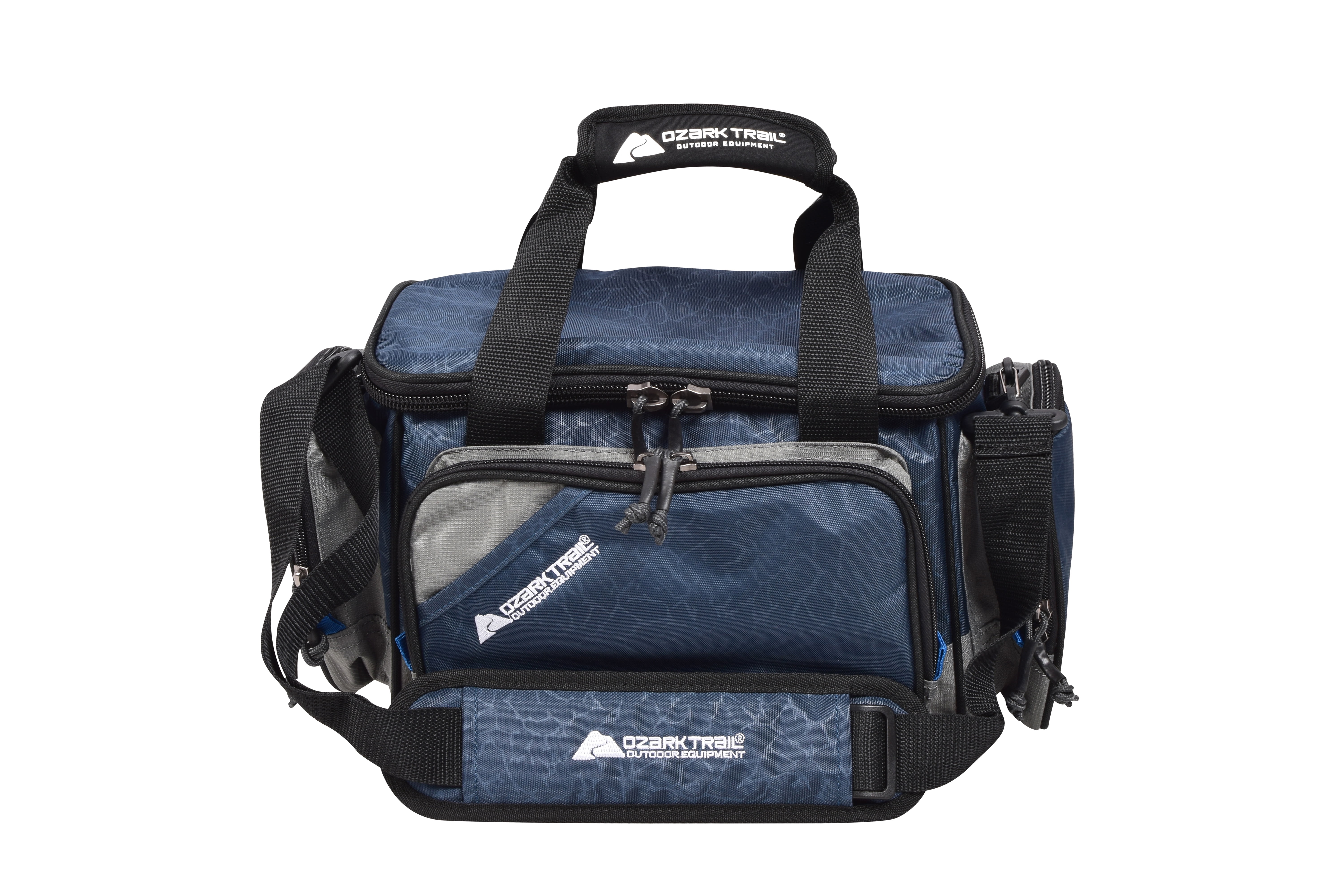 Ozark Trail SoftSided Fishing Tackle Storage Bag, Medium, Blue