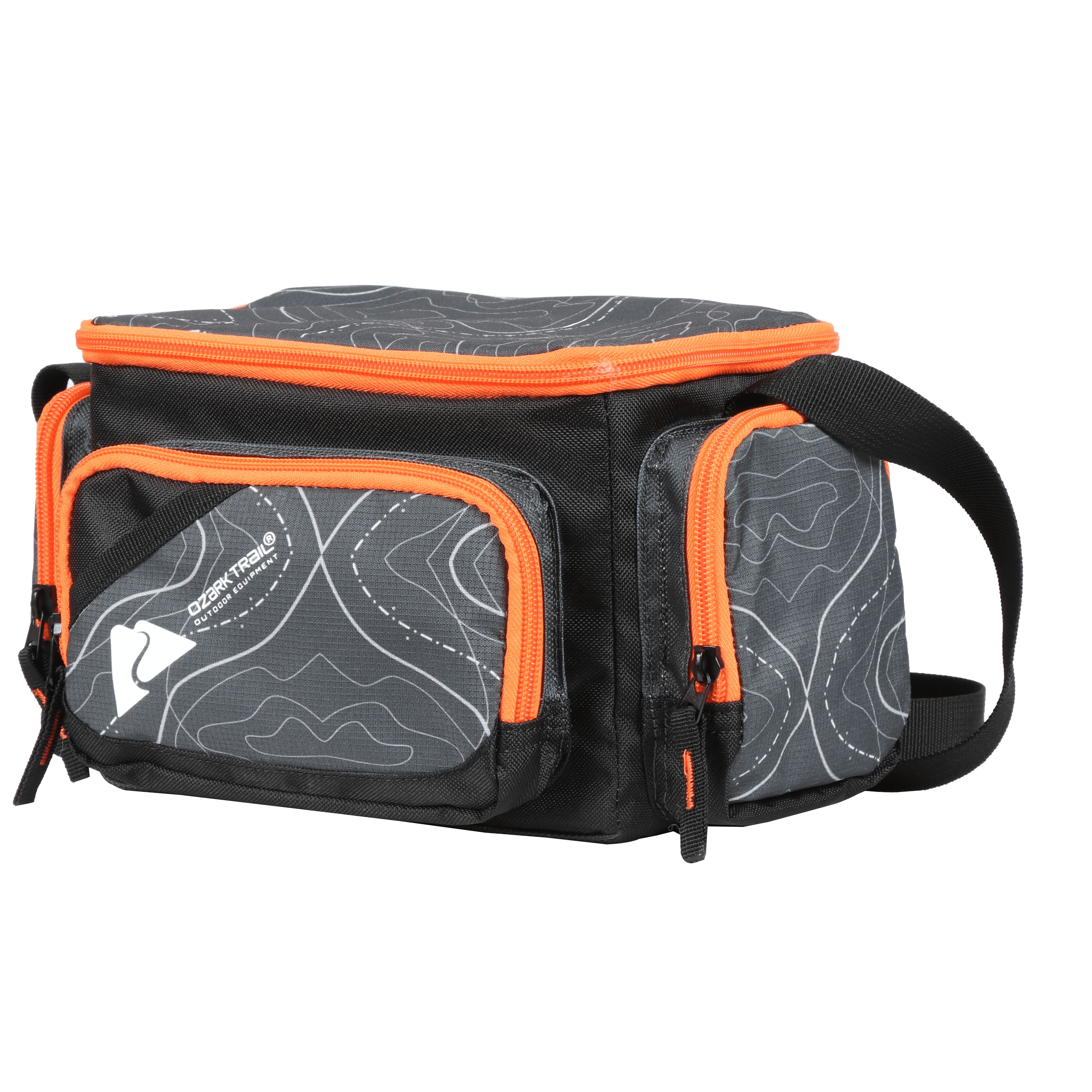 Ozark Trail Soft-sided 350 Fishing Tackle Bag with 3 Tackle Boxes