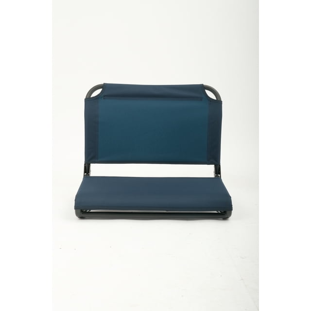 Ozark Trail Extra Wide Stadium Seat with Hooks, Blue Cove