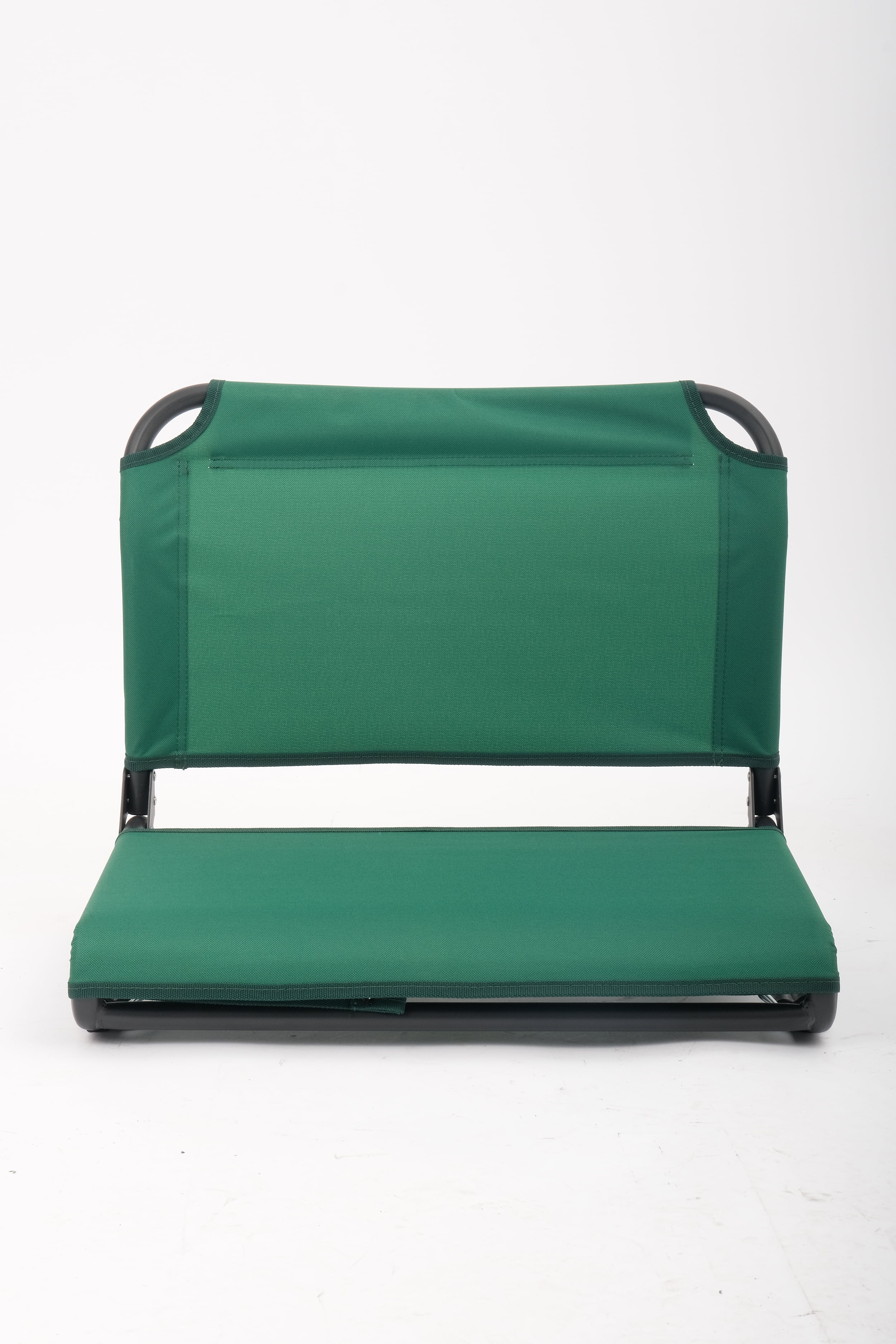 Ozark Trail Extra Wide Stadium Seat with Hooks, Green