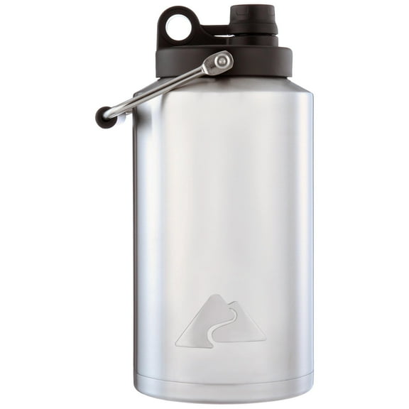 Ozark Trail Stainless Steel 1 gal Water Jug, Silver