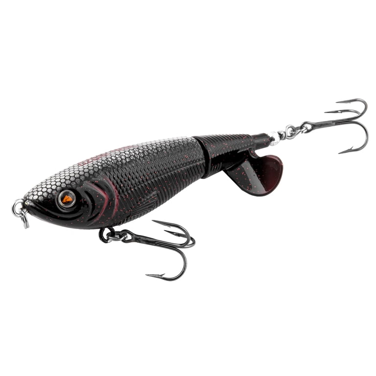 black fishing lure Ozark Trail Topwater Prop Bait Fishing Lure, Black