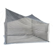 Ozark Trail 9 ft x 9 ft Tarp Shelter with Roll-Up Screen Walls, Gray