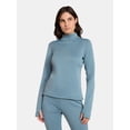 thumbnail image 1 of Ozark Trail Women's Warmest Thermal Long Sleeve Fleece Mockneck Top, Sizes XS-XXL, 1 of 5