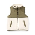thumbnail image 1 of Ozark Trail Toddler Boy Mixed Media Fleece Vest, Sizes 2T-5T, 1 of 3