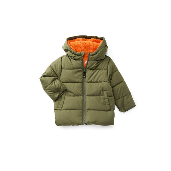 Ozark Trail Toddler Heavyweight Puffer Jacket, Sizes 12M-5T