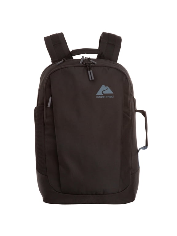 Adult Polyester Travel Daypack Backpack, 34L, Black