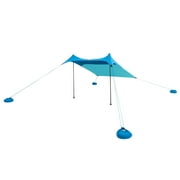 Ozark Trail UV Protection 81.96'' x 80.04'' Beach Tent, Blue