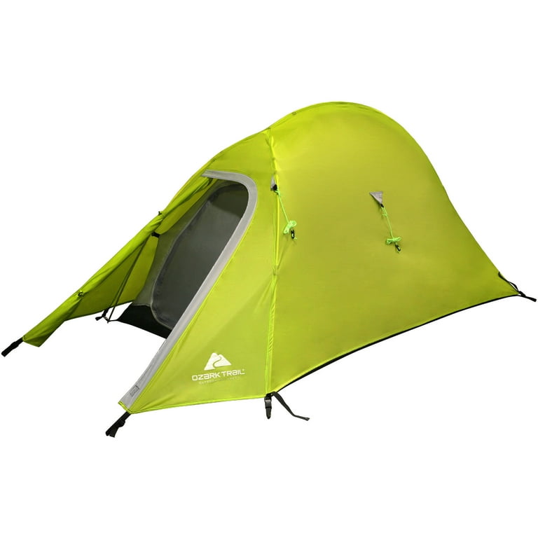 Ozark Trail Ultralight 1-Person Backpacking Tent with Full Ozark Trail Ultralight 1-Person Backpacking Tent with Full