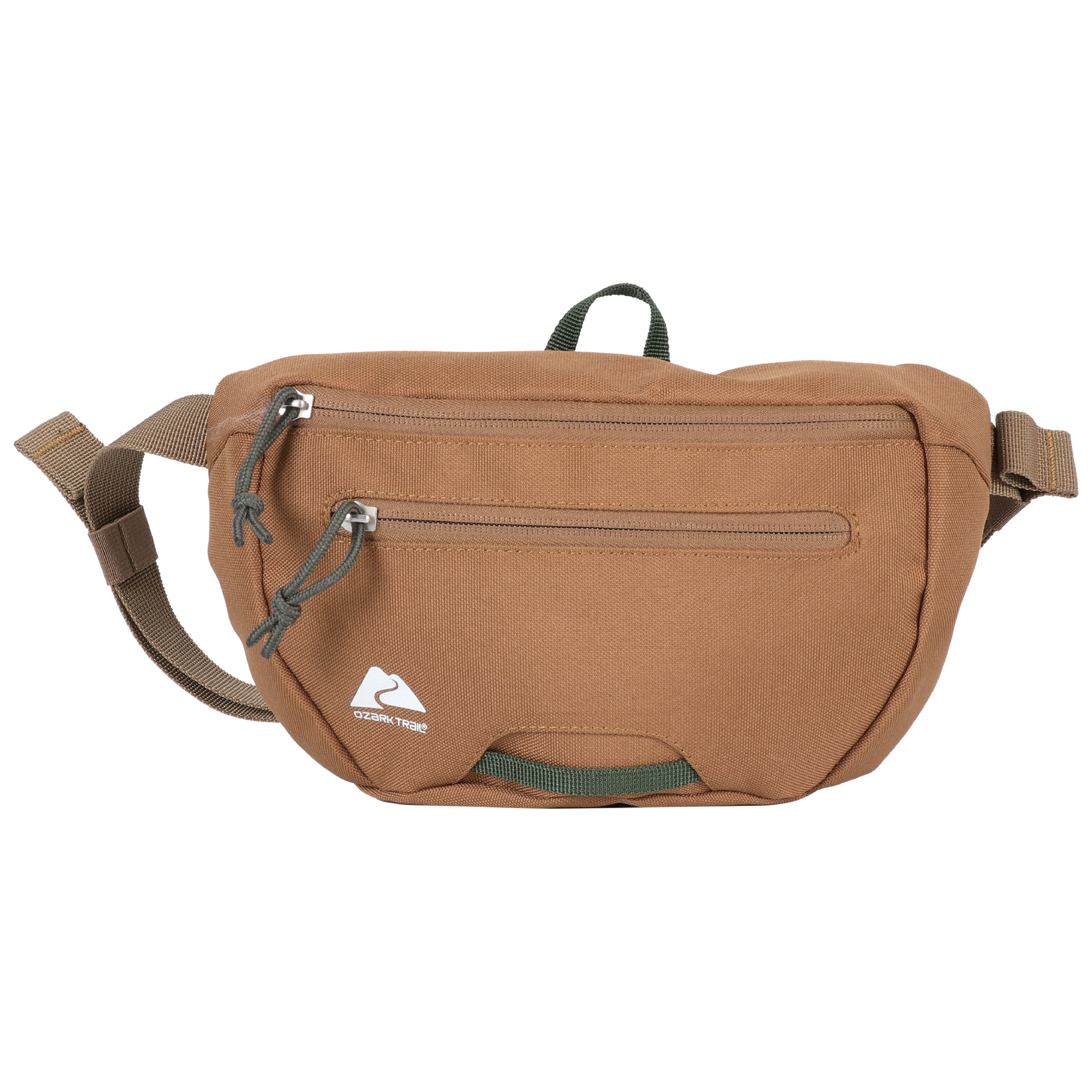 Ozark Trail Unisex Waist Pack, Brown Polyester