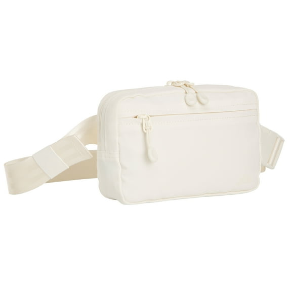 Ozark Trail Waist pack Fanny pack, Cream, Polyester, Zipper, Adult, on Waist