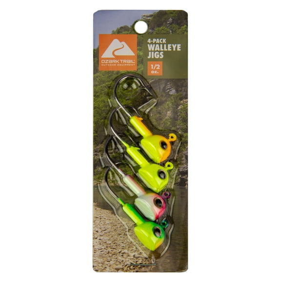 Ozark Trail Walleye Fishing Jig Heads 1/2 oz