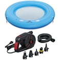 thumbnail interactive-video image 1 of Ozark Trail Water Hammock River and Lake Float and Ozark Trail Powergrip Pro AC Electric Air Pump, 1 of 6