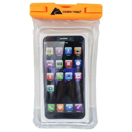 Ozark Trail Waterproof Phone Case iPhone SE-14 Galaxy 9-S21 up to 7 in. Screen