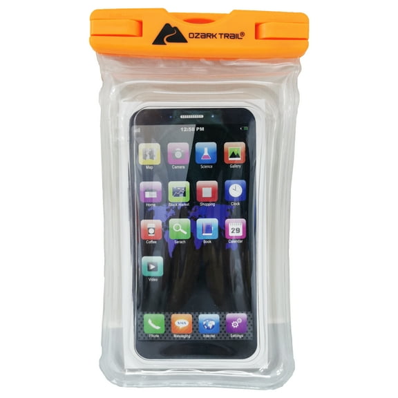 Ozark Trail Waterproof Phone Case iPhone SE-14 Galaxy 9-S21 up to 7 in. Screen