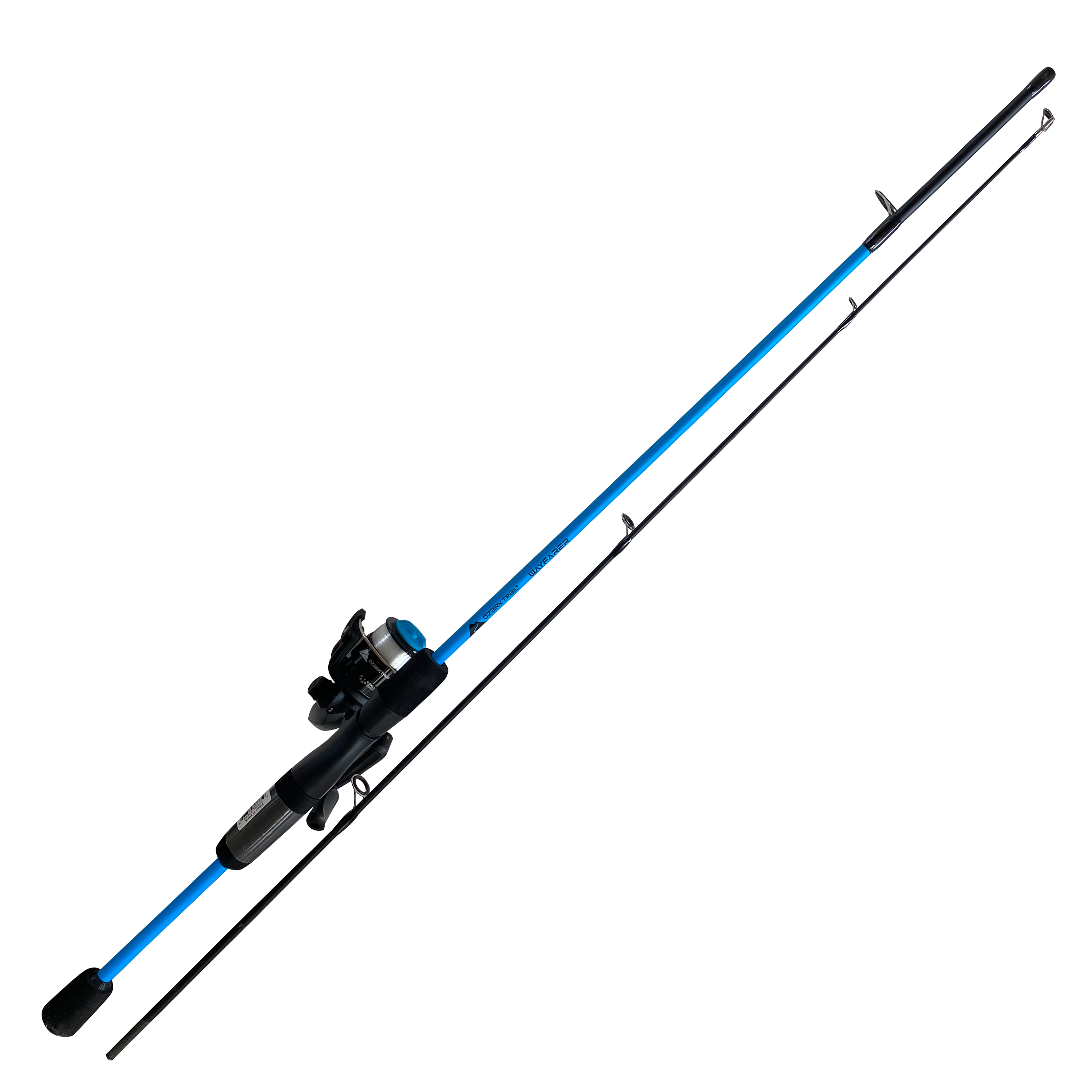 Ozark Trail Wayfarer Spinning Fishing Rod and Reel Combo, Blue - image 1 of 5