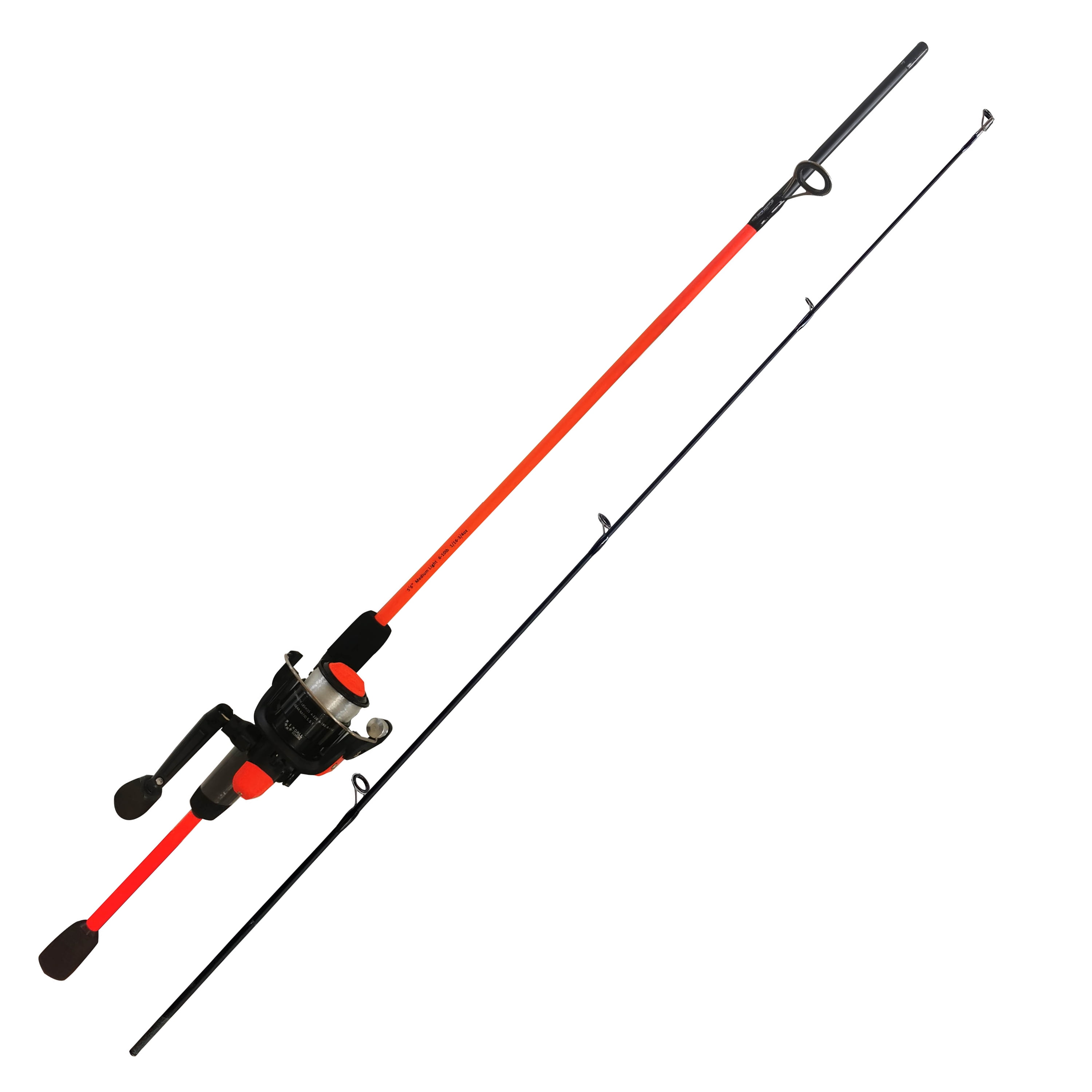 Ozark Trail Baitcast Fishing Rod Sock - Orange/Black - Walmart.com