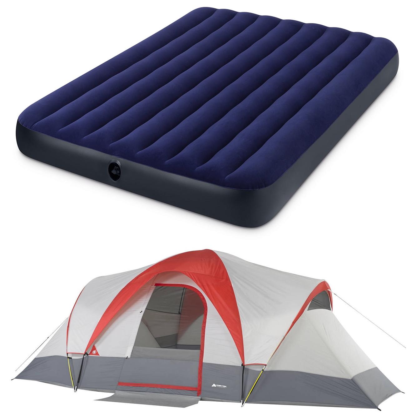 Ozark Trail Weatherbuster 9 Person Dome Tent with Two Queen Airbeds - 18' x 10' - 22.48lbs. - image 1 of 3
