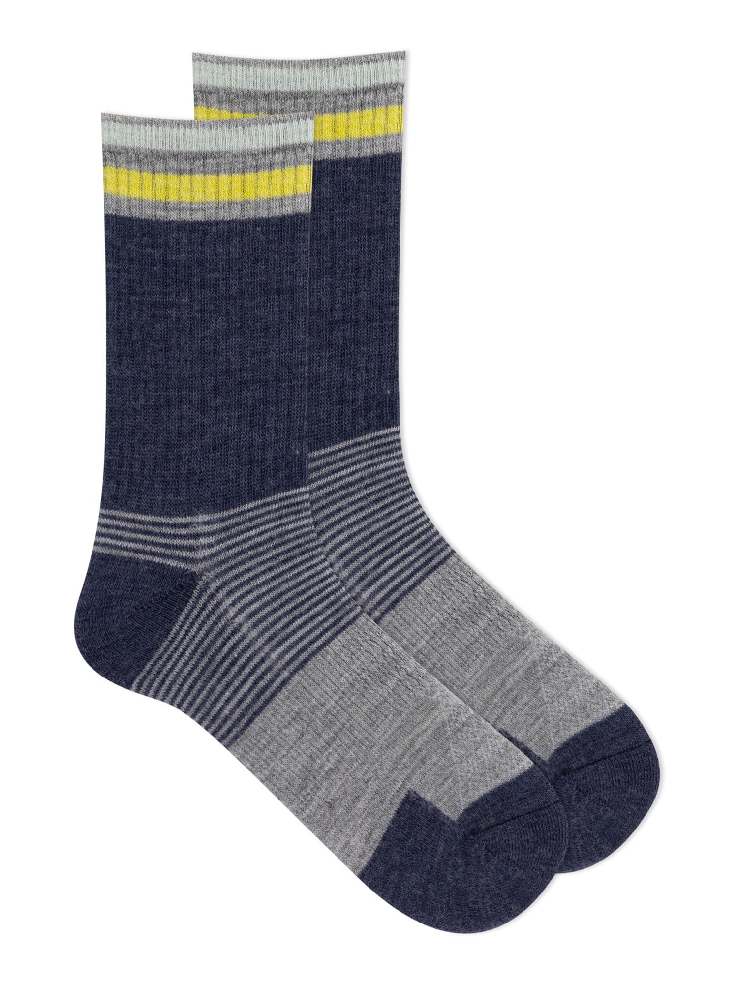 Ozark Trail Women's Merino Wool Blend Crew Hiking Socks, 1 Pack