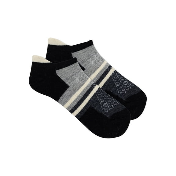 Ozark Trail Women's Merino Wool Blend No Show Tab Hiking Socks, 1 Pack