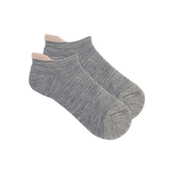 Ozark Trail Women's Merino Wool Blend No Show Tab Socks, 1 Pack