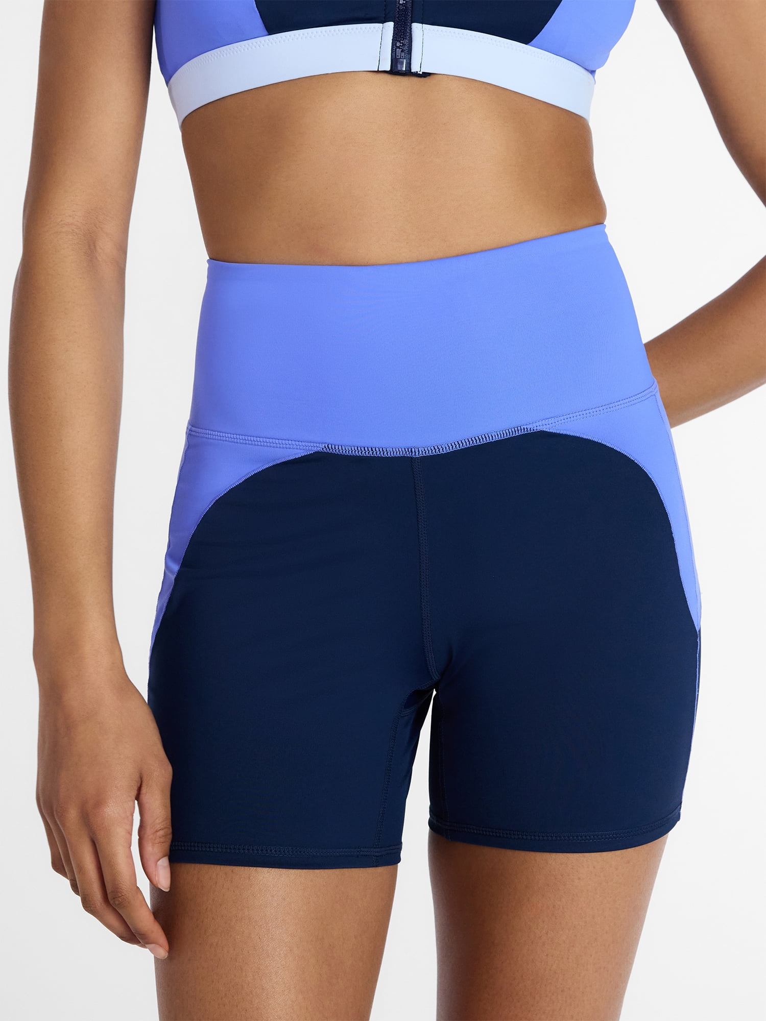 Ozark Trail Women's and Women's Plus Size Swim Bike Shorts, Sizes XS-3X