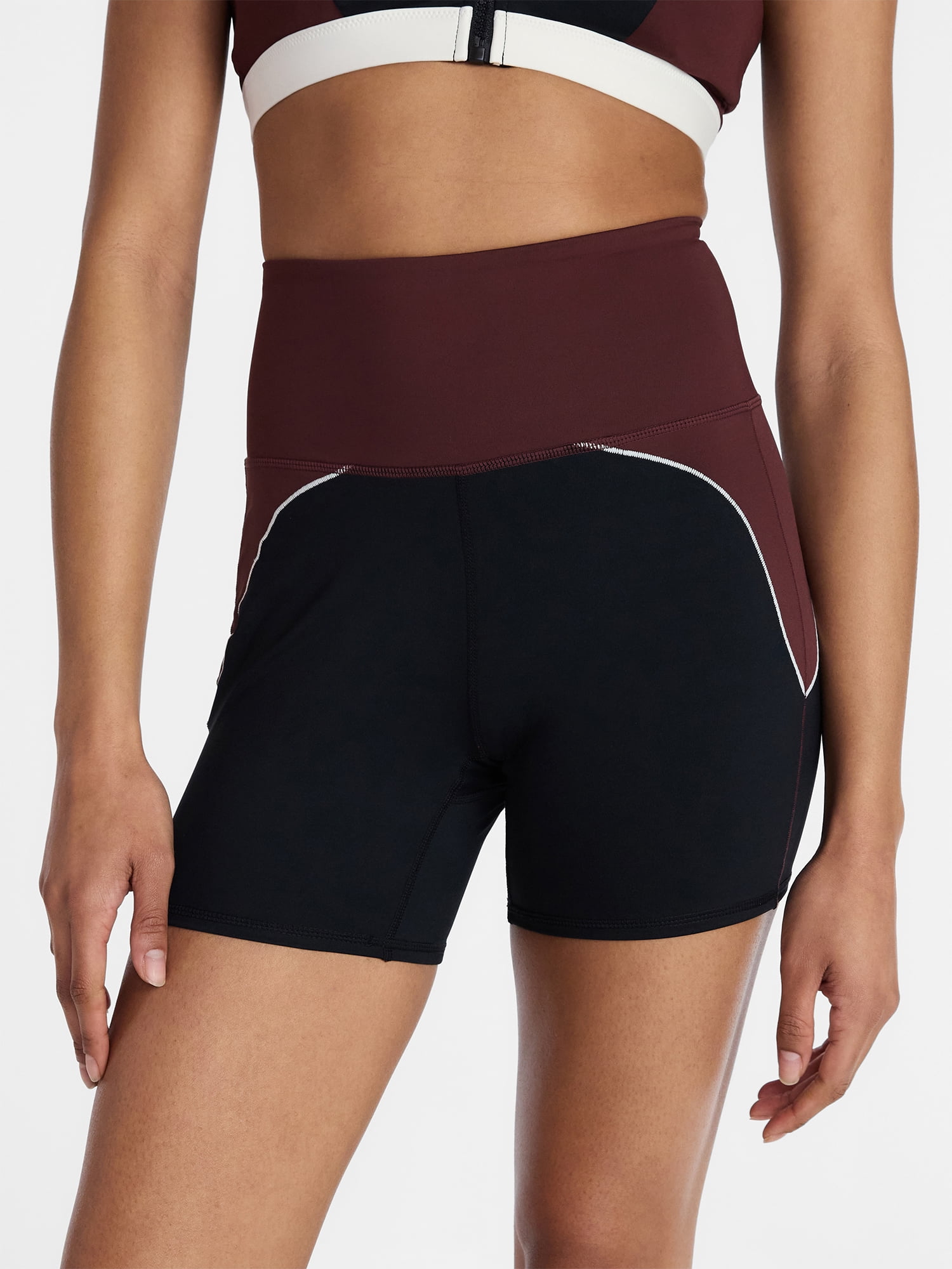 Ozark Trail Women's and Women's Plus Size Swim Bike Shorts, Sizes XS-3X