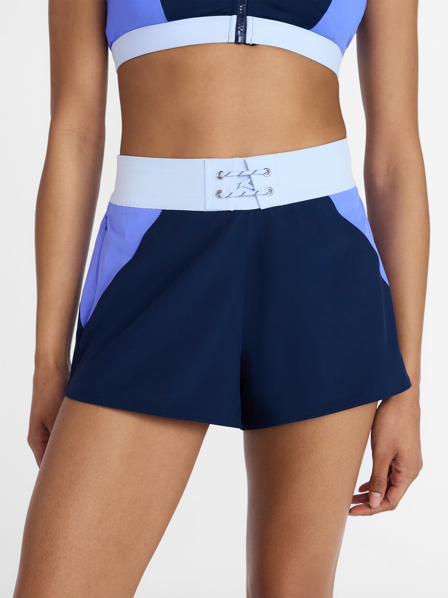 Ozark Trail Women's and Women's Plus Size Swim Board Shorts, Sizes XS-3X