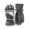 thumbnail image 1 of Ozark Trail Women's Technical Ski Winter Gloves, S/M, Charcoal Heather, 1 of 3