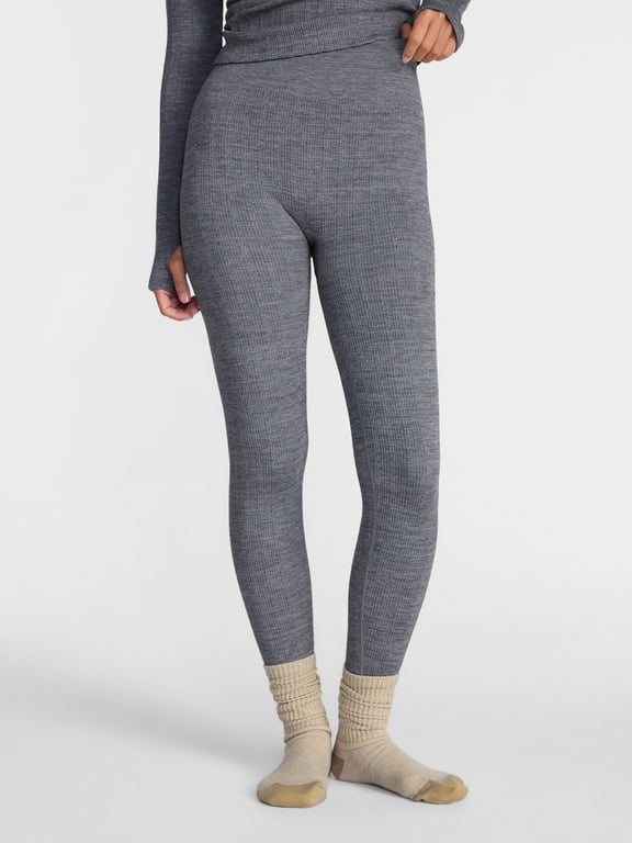 Women's Warmer Thermal Seamless Fleece Bottoms, Sizes XS-XXL