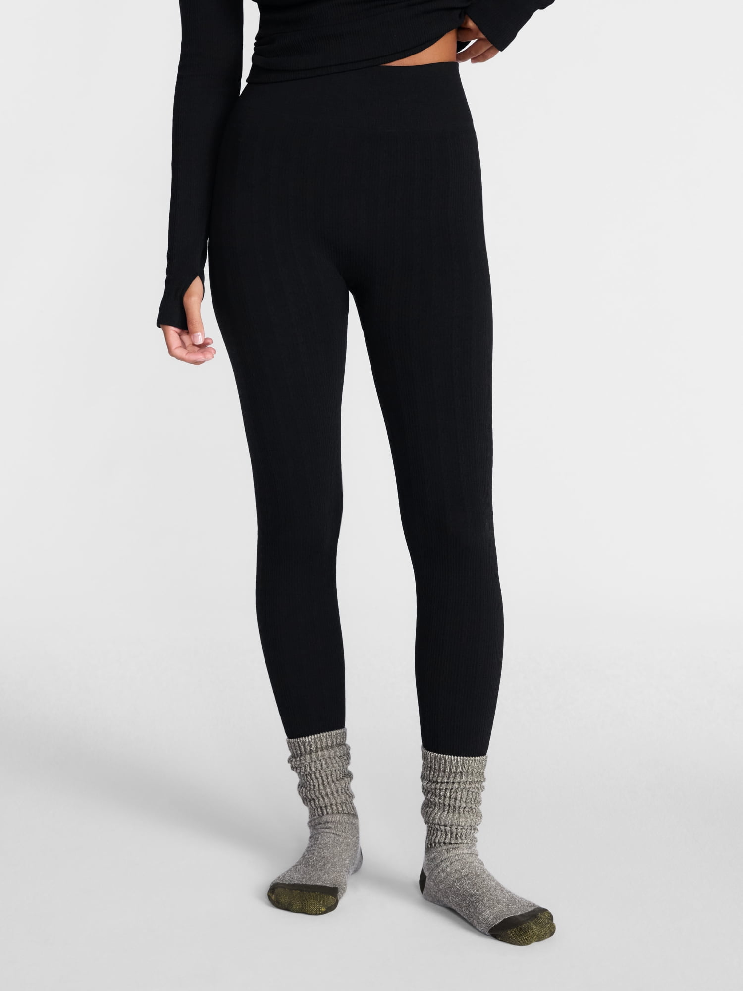 Ozark Trail Women's Warmer Thermal Seamless Fleece Bottom, Sizes XS-XXL