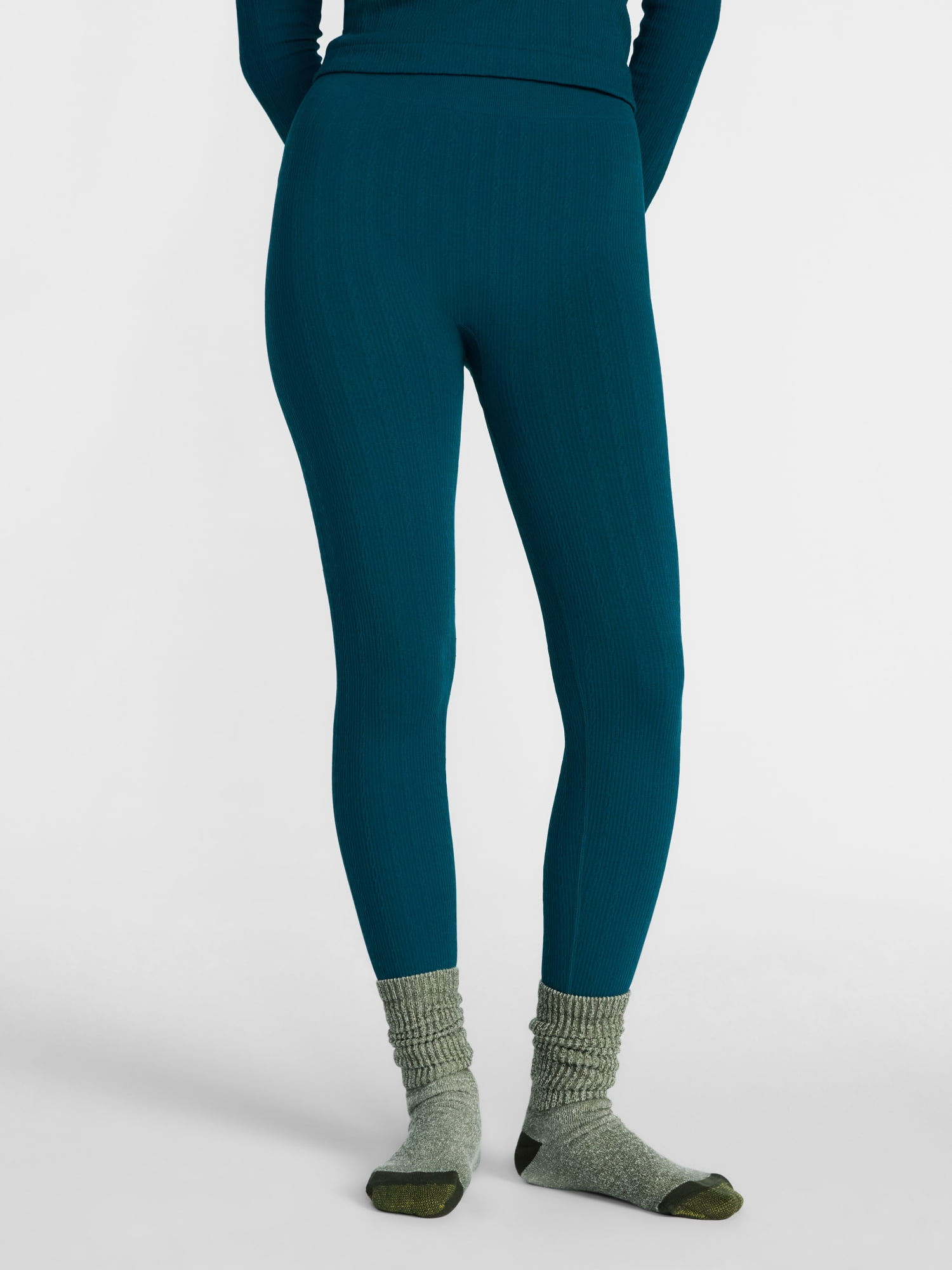 Ozark Trail Women's Warmer Thermal Seamless Fleece Bottom, Sizes XS-XXL