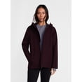 thumbnail image 1 of Ozark Trail Women's and Women's Plus Asymmetrical Zip Rain Jacket, Sizes XS-3X, 1 of 6