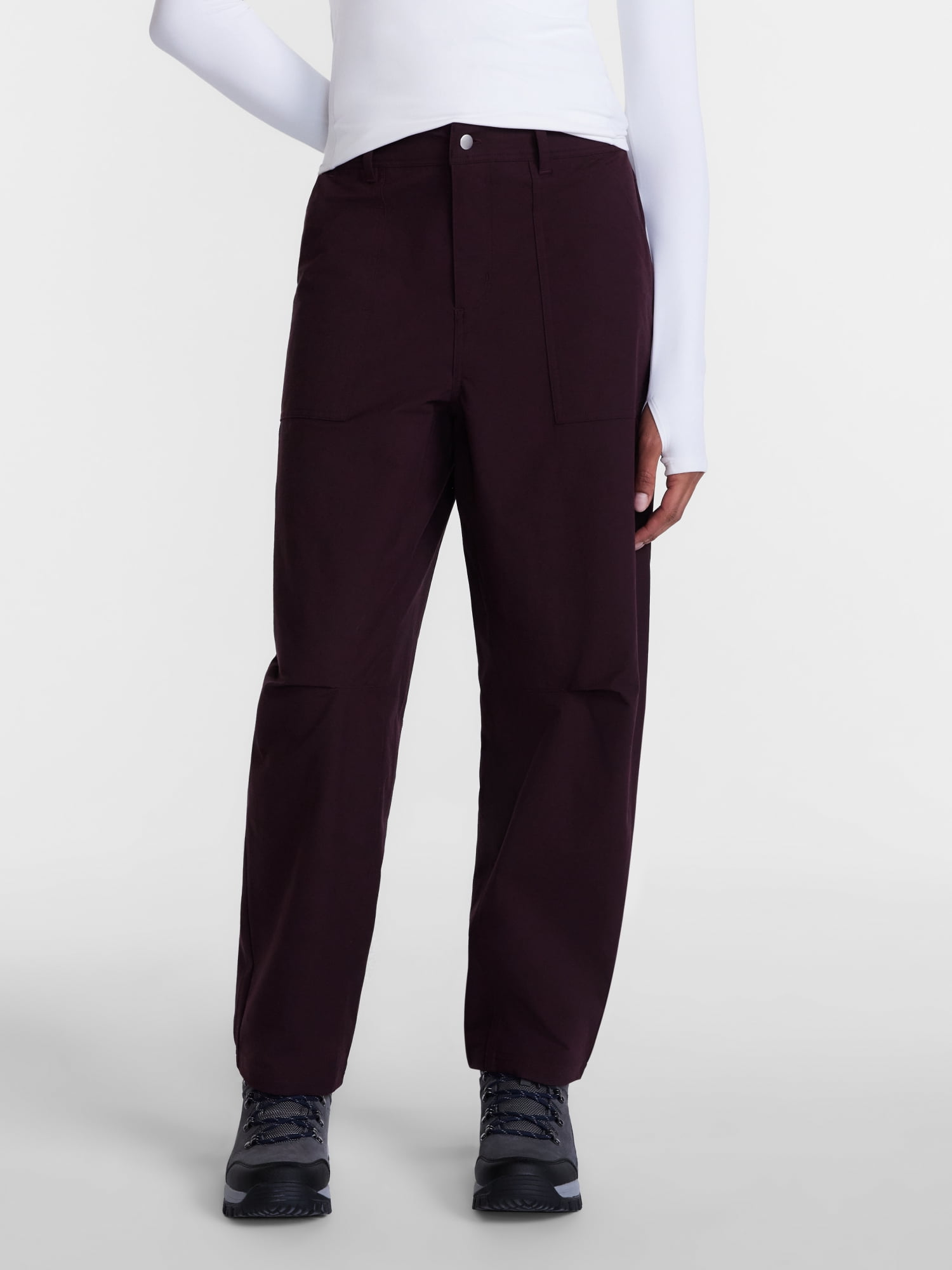 Ozark Trail Women's and Women's Plus Barrel Leg Hike Pants, Sizes XS-3X