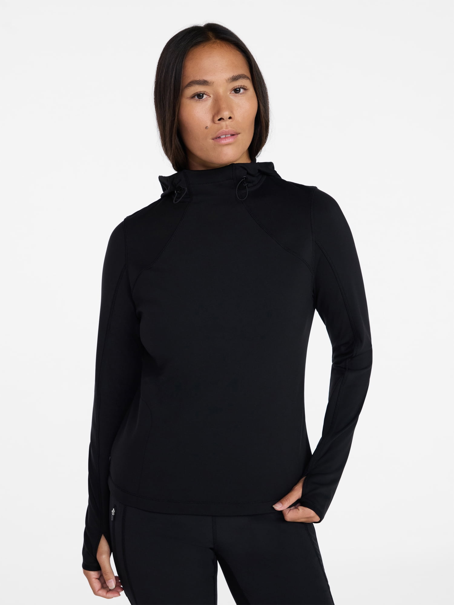 Ozark Trail Women's and Women's Plus Base Layer Hoodie, Sizes XS-2X