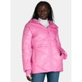 thumbnail image 1 of Ozark Trail Women’s and Women’s Plus Convertible Puffer Jacket, Heavyweight, Sizes XS-3X, 1 of 6