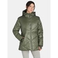 thumbnail image 1 of Ozark Trail Women’s and Women’s Plus Convertible Puffer Jacket, Heavyweight, Sizes XS-3X, 1 of 5