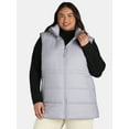 thumbnail image 1 of Ozark Trail Women's Cinched Waist Puffer Vest, Size XS-XL & Plus, 1 of 5