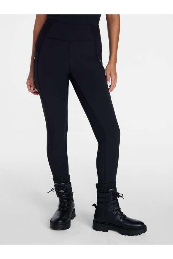 Women's and Women's Plus Size Hybrid Leggings, Sizes XS-2X