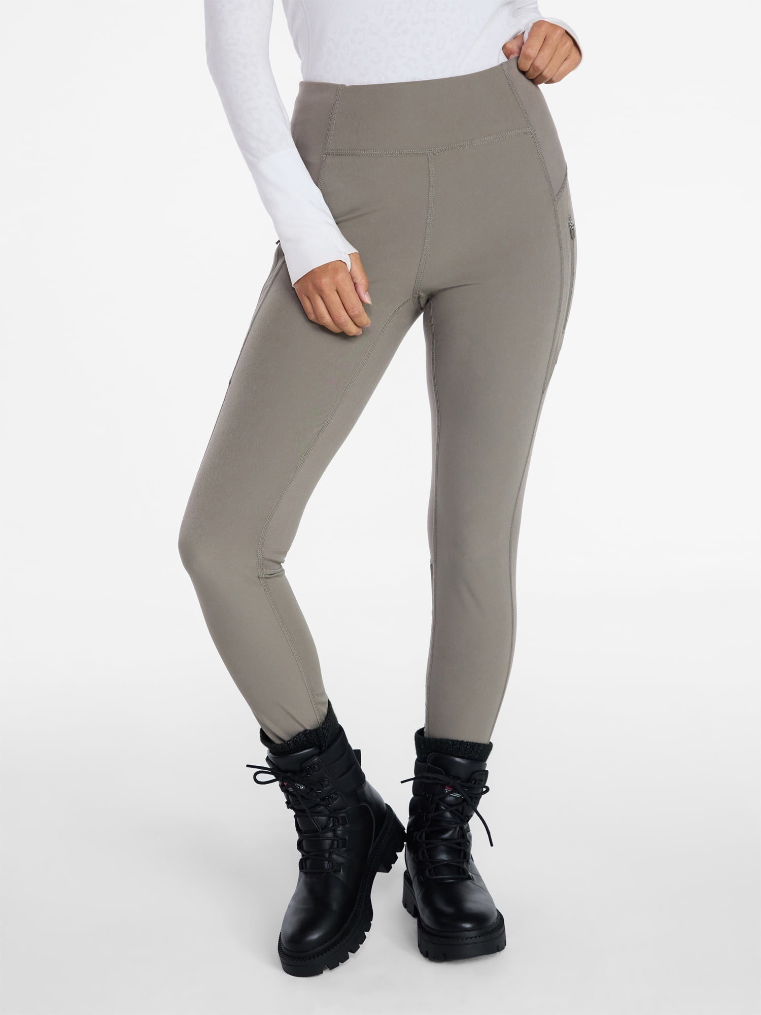 Ozark Trail Women's and Women's Plus Size Hybrid Leggings, Sizes XS-2X