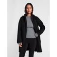 thumbnail image 1 of Ozark Trail Women's and Women's Plus Long Zip Rain Jacket with Hood, Sizes XS-3X, 1 of 6