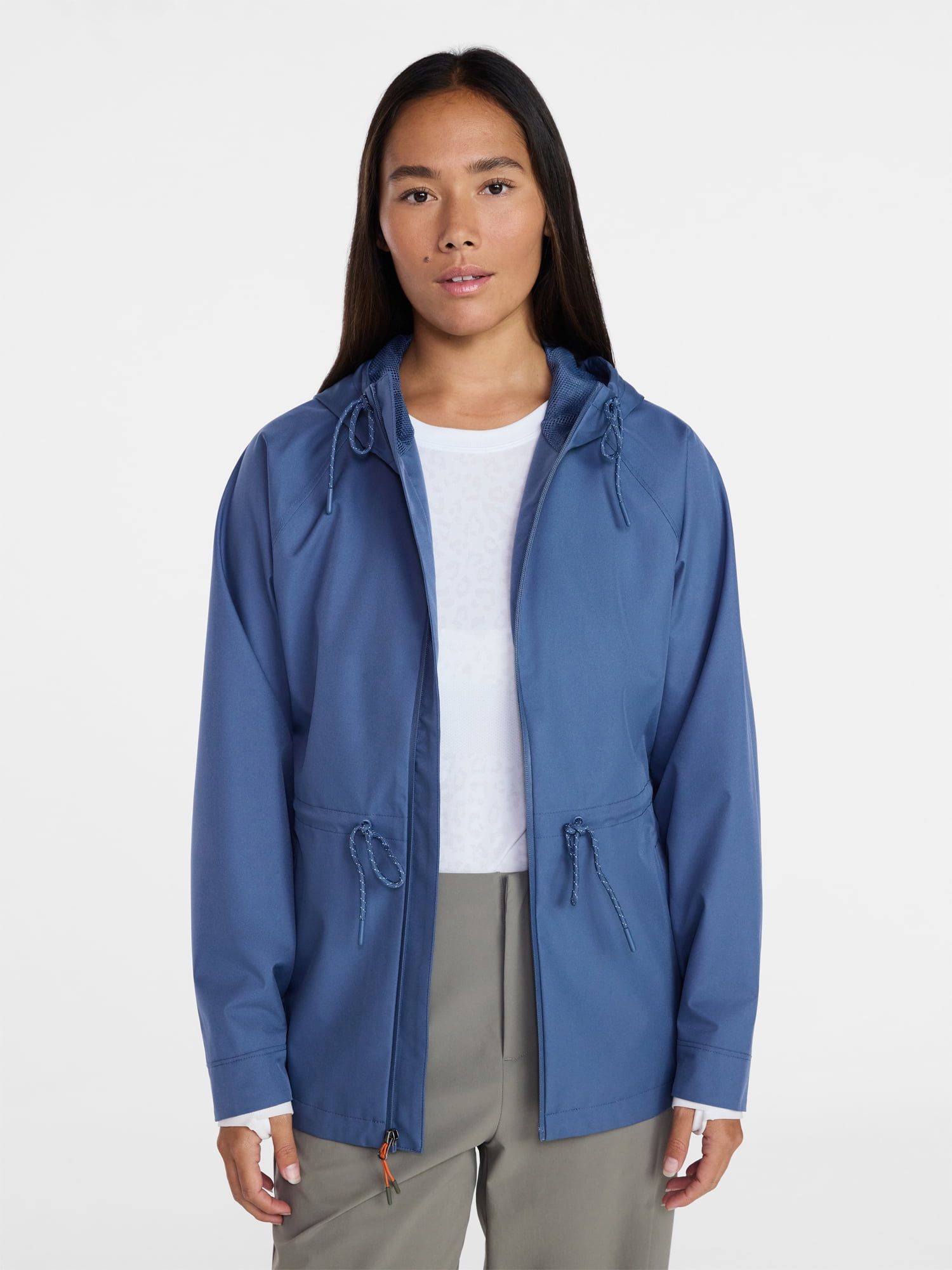 Ozark Trail Women's and Women's Plus Rain Jacket, Sizes XS-2X