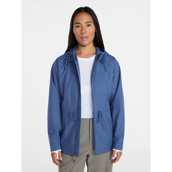 Ozark Trail Women's and Women's Plus Rain Jacket, Sizes XS-2X