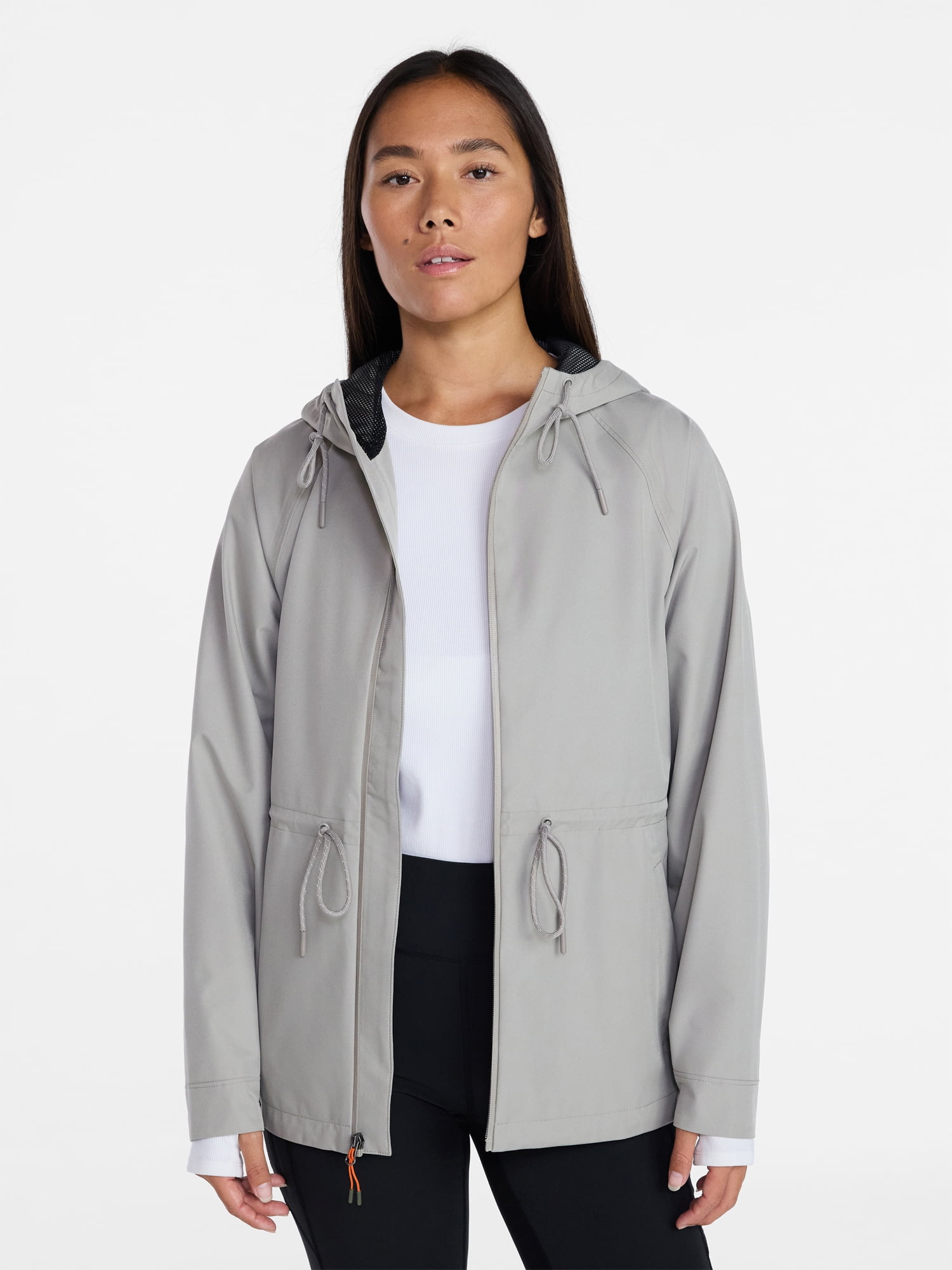 Ozark Trail Women's and Women's Plus Rain Jacket, Sizes XS-2X