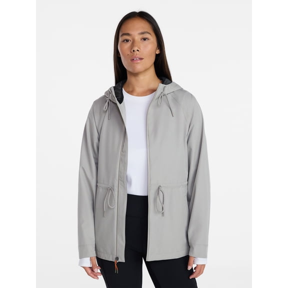 Ozark Trail Women's and Women's Plus Rain Jacket, Sizes XS-2X