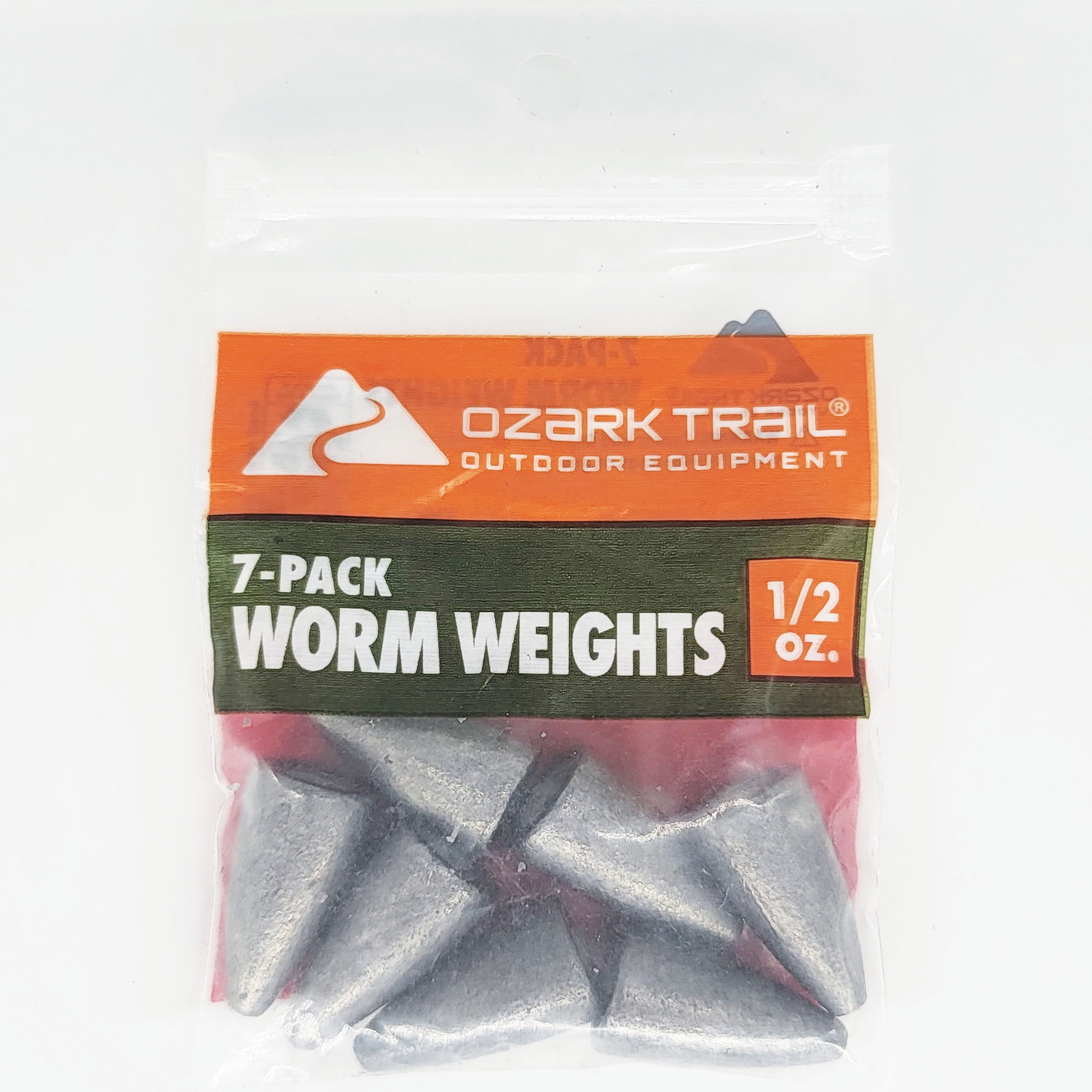 Ozark Trail Worm Weight 1/2 oz, Fishing Lead Weight, Product Size