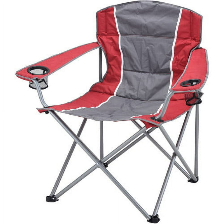 Ozark Trail XXL Padded Folding Camping Chair with Cup Holders