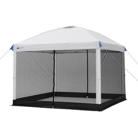 Ozark Trail Canopy Mesh Curtain Accessory with Zippered Walls for 10' x 10' Canopy